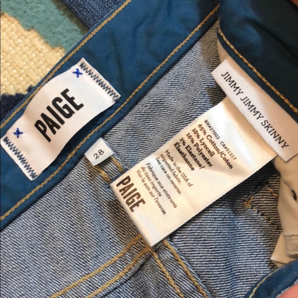PAIGE skinny jeans! (Listed size 28 but fit 29/30) - Picture 3 of 7